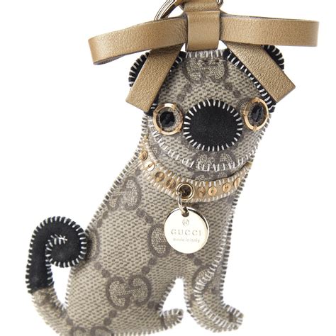 gucci oliver pug dog keychain|Dog.